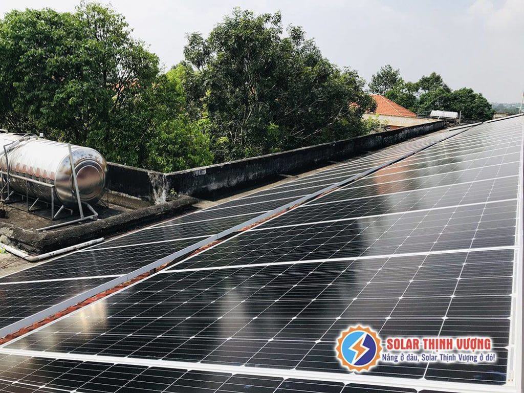 Điện mặt trời lắp đặt tại khu vực Tân Thuận - Quận 7